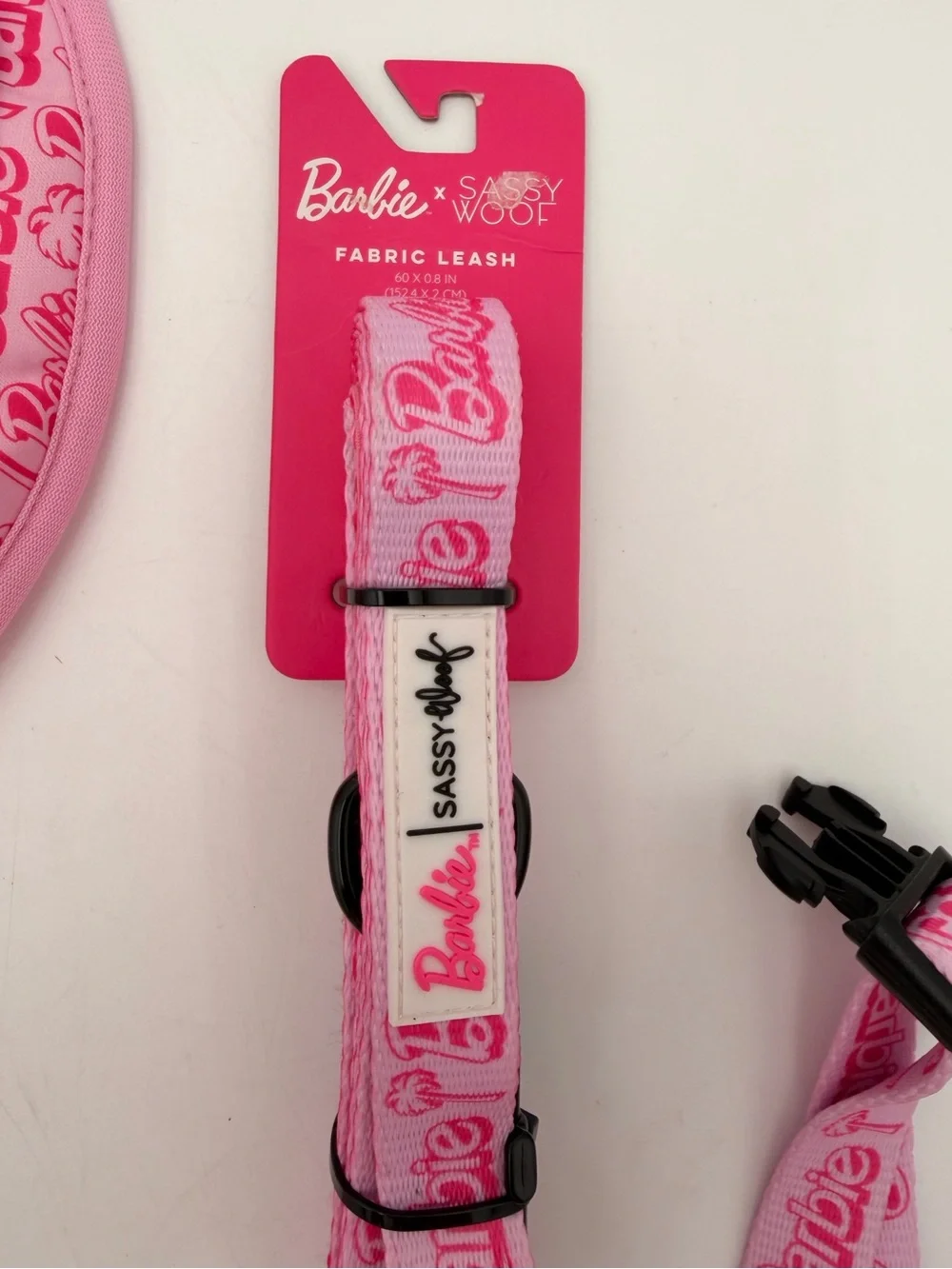 Barbie Pink Dog Harness and Leash Set - Large